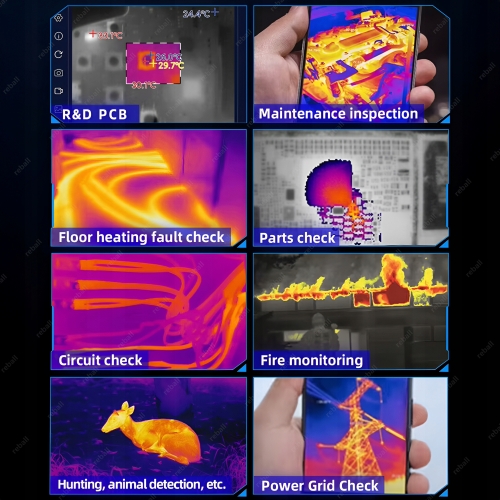 MOBILNA KAMERA TERMOWIZYJNA INSPEKCYJNA QIANLI FIRE EYE PRO 3D TERMOWIZJA