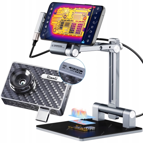 MOBILNA KAMERA TERMOWIZYJNA INSPEKCYJNA QIANLI FIRE EYE PRO 3D TERMOWIZJA