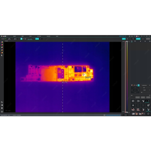 MOBILNA KAMERA TERMOWIZYJNA INSPEKCYJNA QIANLI FIRE EYE PRO 3D TERMOWIZJA