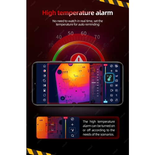 MOBILNA KAMERA TERMOWIZYJNA INSPEKCYJNA QIANLI FIRE EYE PRO 3D TERMOWIZJA