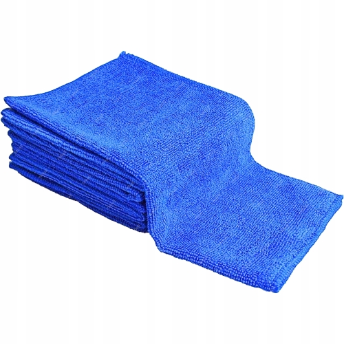 ŚCIERECZKA ŚCIERKA SZMATKA MIKROFIBRA SAMOCHODU OPTYKI 30cm 300g NIEBIES 5x