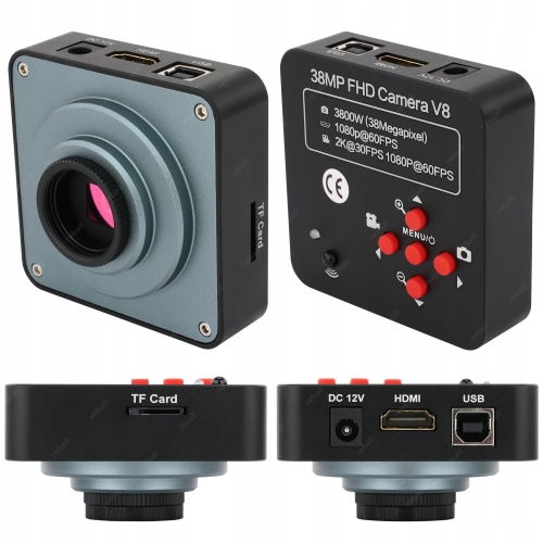 MIKROSKOP CYFROWY SZ10H PRO Z MODUŁEM 3D INSPEKCJA 360° + KAMERA 2K 30FPS