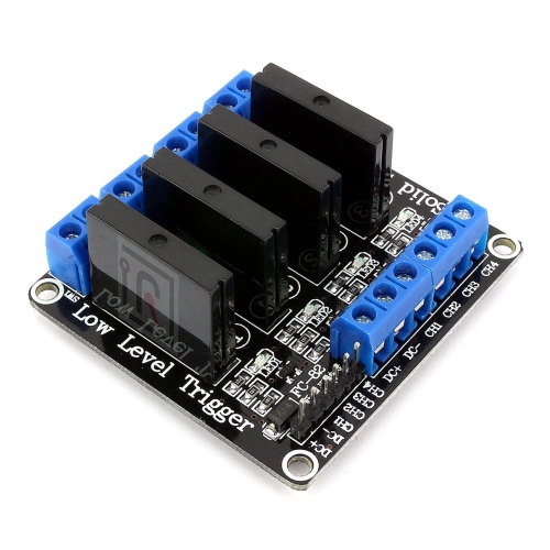 PRZEKAŹNIK PÓŁPRZEWODNIKOWY SSR PRZEMYSŁOWY STYCZNIK 4 KANAŁY FC-82 DC5V