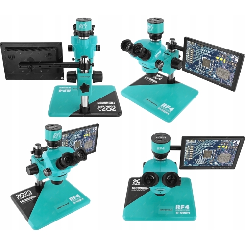 MIKROSKOP STEREOSKOPOWY RF4 RF7050PRO FHD 2KC3 LCD