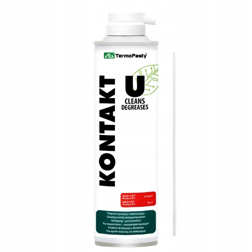 KONTAKT U 300ml SPRAY ROZPUSZCZA ODTŁUSZCZA CZYŚCI SMARY SILIKONY SIARCZKI