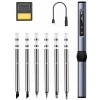 PROGRAMOWALNA LUTOWNICA PRECYZYJNA OLED USB-C FNRSI HS-01 BLUE + 6 GROTÓW