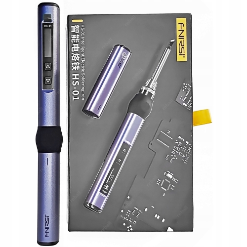 PROGRAMOWALNA LUTOWNICA PRECYZYJNA OLED USB-C FNRSI HS-01 BLUE + 6 GROTÓW