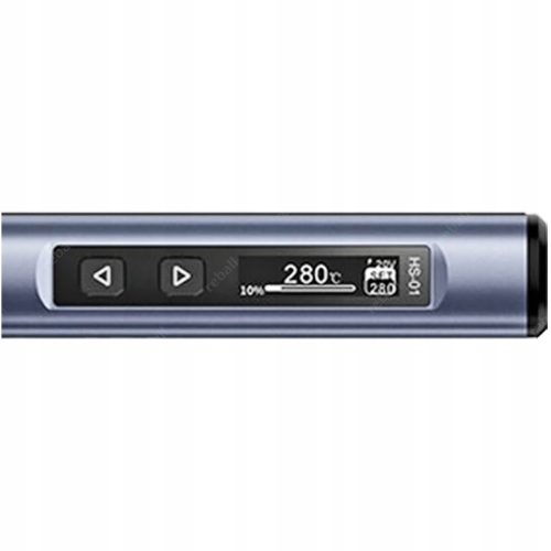 PROGRAMOWALNA LUTOWNICA PRECYZYJNA OLED USB-C FNRSI HS-01 BLUE + 6 GROTÓW