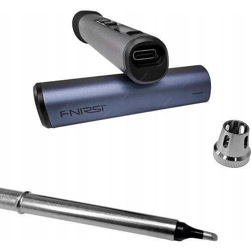 PROGRAMOWALNA LUTOWNICA PRECYZYJNA OLED USB-C FNRSI HS-01 BLUE + 6 GROTÓW