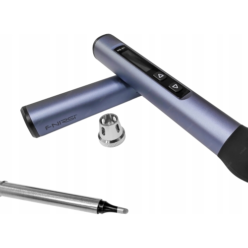 PROGRAMOWALNA LUTOWNICA PRECYZYJNA OLED USB-C FNRSI HS-01 BLUE + 6 GROTÓW