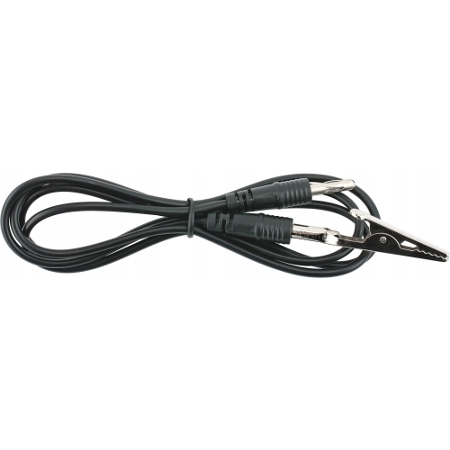 PRZEWÓD UZIEMIAJĄCY ŁĄCZNIK BANANOWY KROKODYL 1m