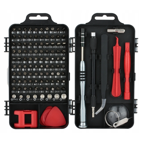 UNIWERSALNY ZESTAW ŚRUBOKRĘTÓW PRECYZYJNYCH WKRĘTAKI TORX OTWIERAKI- 110EL