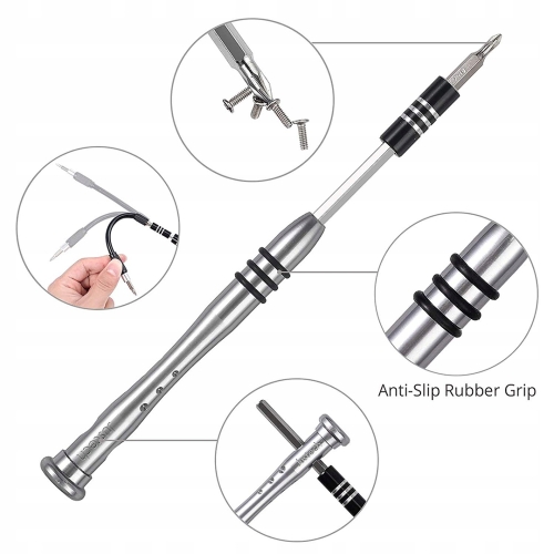 UNIWERSALNY ZESTAW ŚRUBOKRĘTÓW PRECYZYJNYCH WKRĘTAKI TORX OTWIERAKI- 110EL