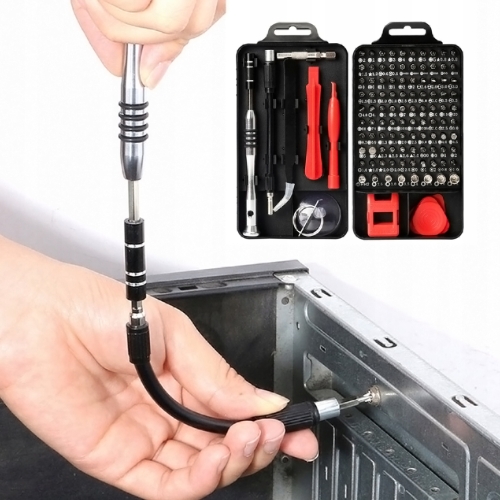 UNIWERSALNY ZESTAW ŚRUBOKRĘTÓW PRECYZYJNYCH WKRĘTAKI TORX OTWIERAKI- 110EL