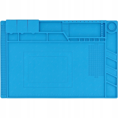 MATA SILIKONOWA IZOLACYJNA 45x30cm SMART + UCHWYT TRZECIA RĘKA ZD-11E RT