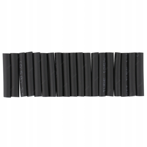 RURKI TERMOKURCZKI CZARNE KOSZULKI TERMOKURCZLIWE RÓŻNE ROZMIARY 127szt