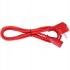 KABEL ZASILAJĄCY DO KOMPUTERA CZERWONY 1,8m SOLIDNY PEWNY CERTYFIKOWANY VDE