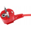 KABEL ZASILAJĄCY DO KOMPUTERA CZERWONY 1,8m SOLIDNY PEWNY CERTYFIKOWANY VDE