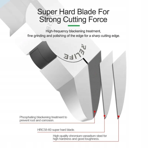 SZCZYPCE OBCINACZKI CĄŻKI BOCZNE PRECYZYJNE SERWISOWE RELIFE RL-112A