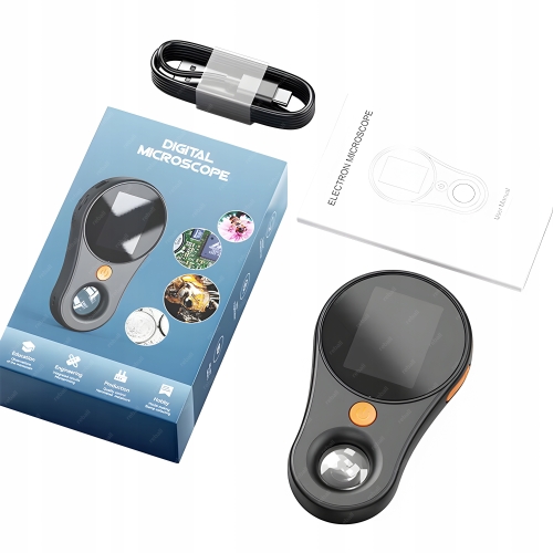 CYFROWA LUPA 500X MIKROSKOP 1080P 8xLED LCD 2