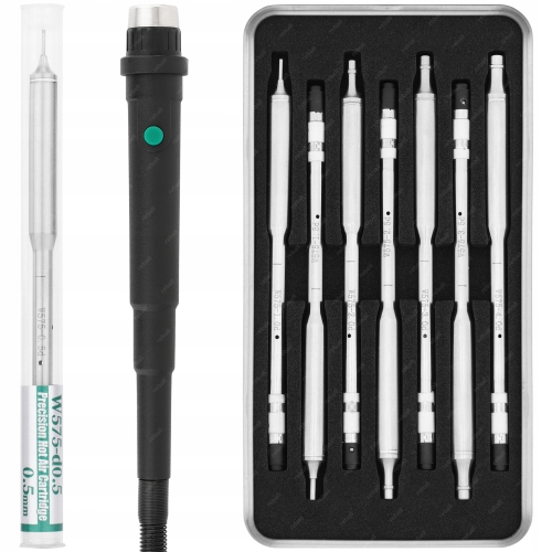 ZESTAW STACJA LUTOWNICZA LUTOWNICA HOT AIR YIHUA 992D-II 6x C245 C210 W575