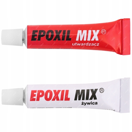 EPOXIL MIX BLACK MOCNY KLEJ EPOKSYDOWY DWUSKŁADNIKOWY PLASTIK METAL GUMA