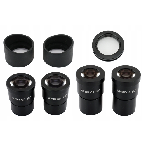 MIKROSKOP STEREOSKOPOWY TRINOKULAROWY H22-45T2v2 7-90x + ZESTAW AKCESORIÓW