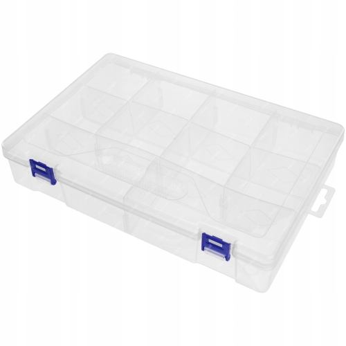 PUDEŁKO ORGANIZER NA DROBNE ELEMENTY ŚRUBKI ELEKTRONIKĘ BITY LEDY RT0307