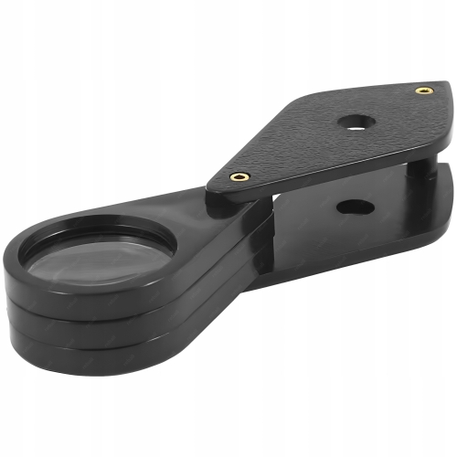 LUPA JUBILERSKA SZKŁO POWIĘKSZAJĄCE 4x 8x 12x 21mm KIESZONKOWA MOCNA RT0355