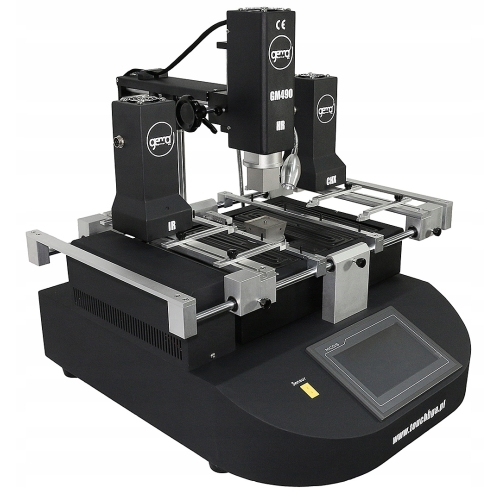 STACJA LUTOWNICZA BGA GM490 5,45kW LCD IR+ HOTAIR + KWARC SZKOLENIA PROFILE