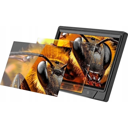 MIKROSKOP CYFROWY INSKAM 351-C +KAMERA 12MPix HD +MONITOR LCD 10.1