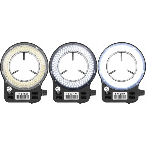 OŚWIETLENIE DO MIKROSKOPU PODŚWIETLENIE Z REGULACJĄ JASNOŚCI 144x LED 58mm