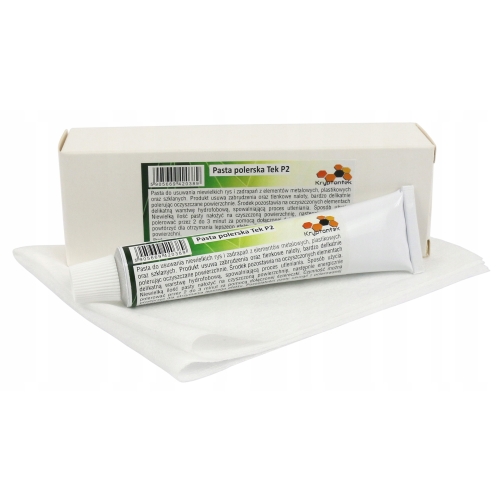 PASTA POLERSKA DO ZARYSOWAŃ LAKIERU PLASTIKU LAMP REFLEKTORÓW TEK P2 20g