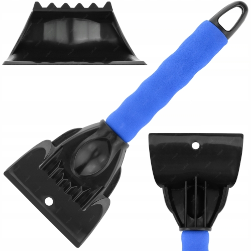 SKROBACZKA DO SZYB SAMOCHODOWA SKROBAK DO ŚNIEGU LODU AUTA RT0376 NIEBIESKA