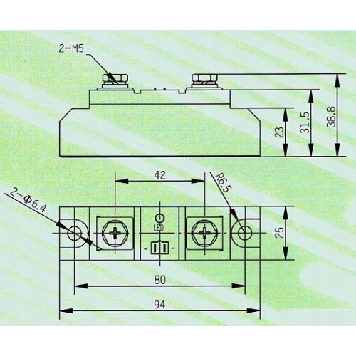 80A DC-AC 1/3 FAZY PRZEKAŹNIK PÓŁPRZEWODNIKOWY SSR TRÓJFAZOWY JEDNOFAZOWY