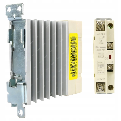 PRZEKAŹNIK PÓŁPRZEWODNIKOWY SSR GOLD SAH(G3PA) 4820D 20A DC-AC Z RADIATOREM