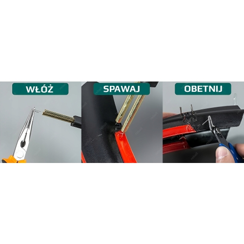 SPAWARKA ZSZYWARKA ZGRZEWARKA PLASTIKU YIHUA 960 V90 90W 200 ZSZYWEK GRATIS