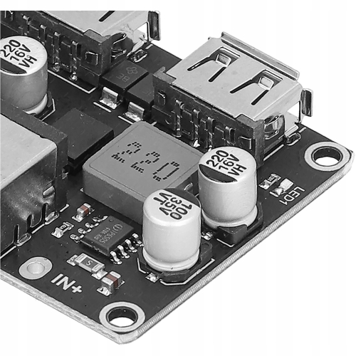MODUŁ PRZETWORNICA NAPIĘCIA MINI ŁADOWARKA USB Q2.0/QC3.0 PŁYTKA XFW-KC42-2