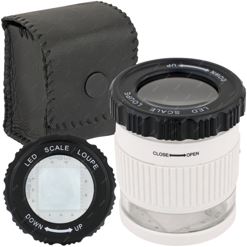 LUPA JUBILERSKA NUMIZMATYCZNA MIKROSKOP POWIĘKSZAJĄCA 30X LED UV RT0340