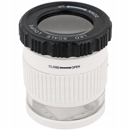 LUPA JUBILERSKA NUMIZMATYCZNA MIKROSKOP POWIĘKSZAJĄCA 30X LED UV RT0340