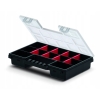 PUDEŁKO SKRZYNKA NARZĘDZIOWA ORGANIZER NA ŚRUBKI 12 PRZEGRÓDEK - 29x19x5cm