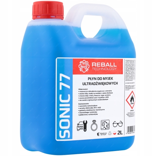 PŁYN DO MYJKI ULTRADZWIĘKOWEJ UNIWERSALNY SKUTECZNIE MYJĄCY 2L - SONIC 77
