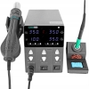 STACJA SUGON 212 760W - SOLIDNY HOT AIR + LUTOWNICA PRECYZYJNA GROTY T12 4X