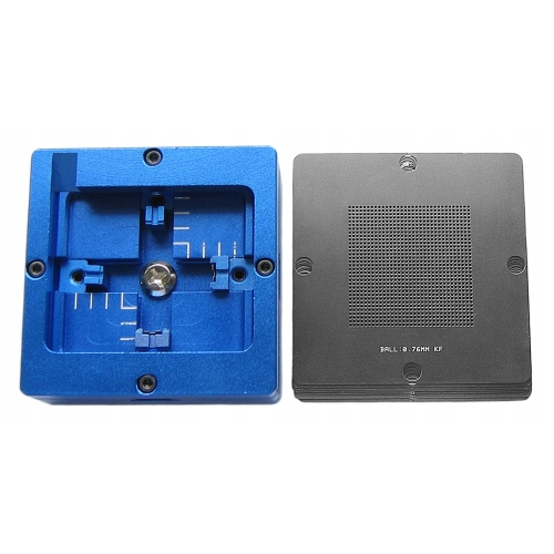 ZESTAW SIT BGA 80x80 15szt. + STOLIK DO BGA UCHWYT DO SIT 80mm REBALLING