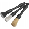 ZESTAW DETAILING 3x PĘDZEL SZCZOTKA DO CZYSZCZENIA SAMOCHODU MYCIA AUTA 3w1