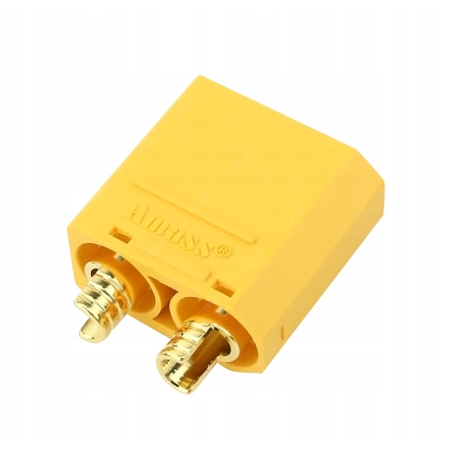 AMASS KONEKTOR ZŁĄCZE WTYK MĘSKI+OSŁONA XT90H 500V 40/90A POZŁACANY MOSIĄDZ