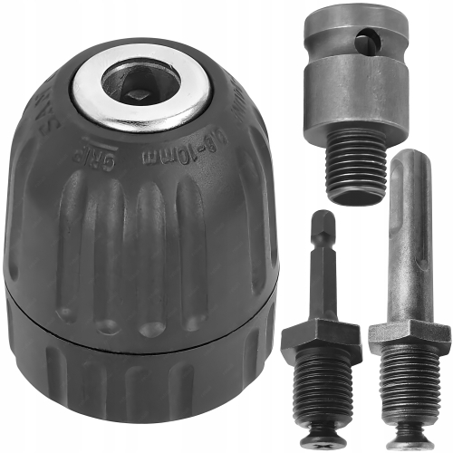 UCHWYT WIERTARSKI GŁOWICA 0.8-10mm GŁÓWKA ADAPTER HEX SDS PLUS KWADRAT 1/2