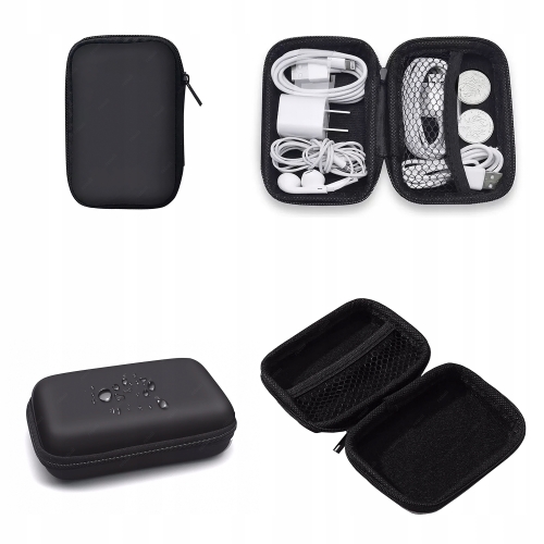ETUI FUTERAŁ POKROWIEC CASE NA SŁUCHAWKI ŁADOWARKĘ USB C KABLE BIŻUTERIĘ