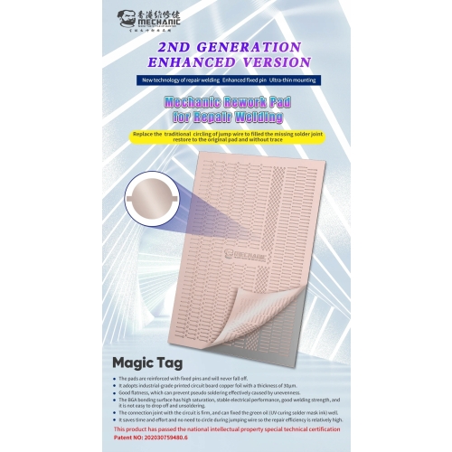 ŚCIEŻKI PADY NAPRAWA PCB USZKODZEŃ SZYBKO DZIĘKI MECHANIC MAGIC TAG 2780el