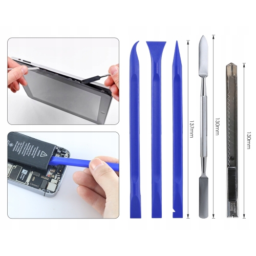 ZESTAW WKRĘTAKI BITY OTWIERAKI PĘSETY NAPRAWA TELEFONU LAPTOPA BST-118 ETUI